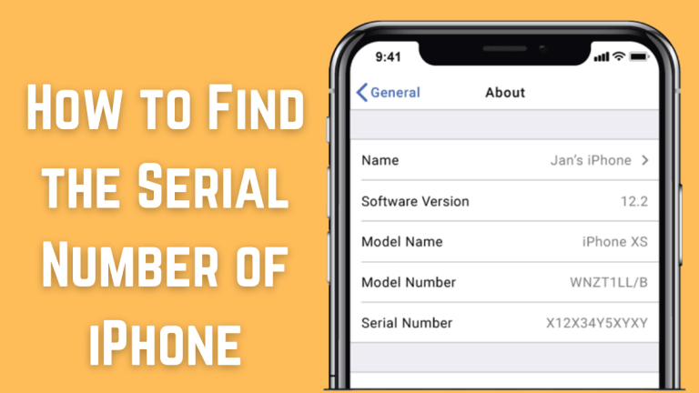 How to Find the Serial Number of iPhone (7 Quick Methods)