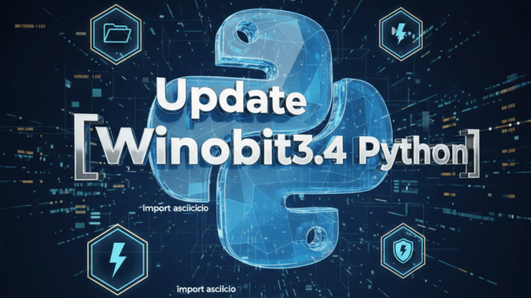Update Winobit3.4 Python: Common Errors and Quick Fixes