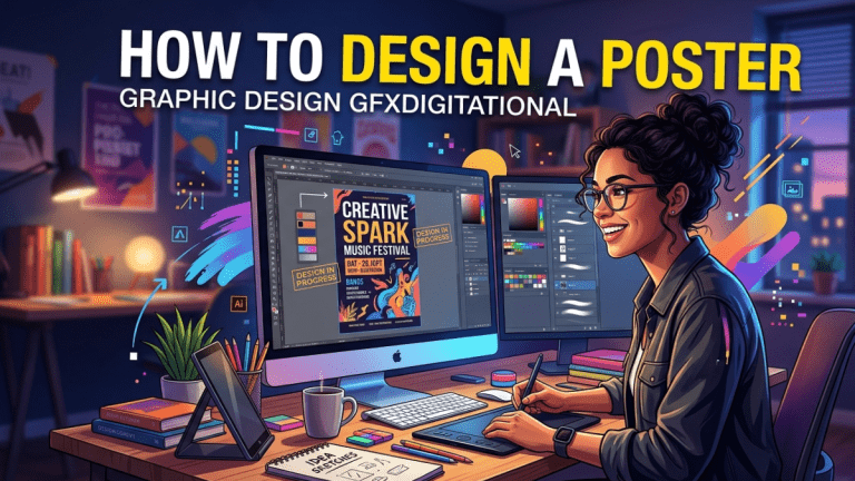 How to Design a Poster Graphic Design GFXDigitational