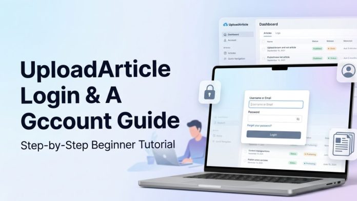 UploadArticle Login and Account Step-by-Step Beginner Guide