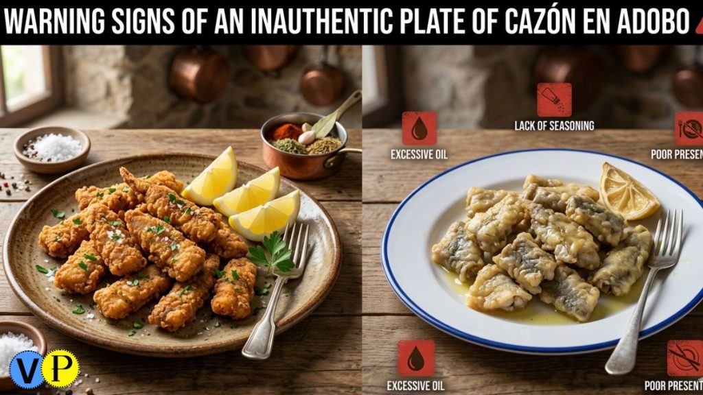 Warning Signs of an Inauthentic Plate of Cazón en Adobo